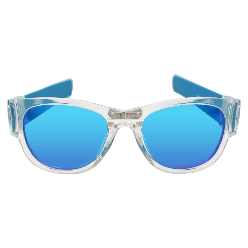 Blue Dinosaur Snappable Sunglasses: Polarized