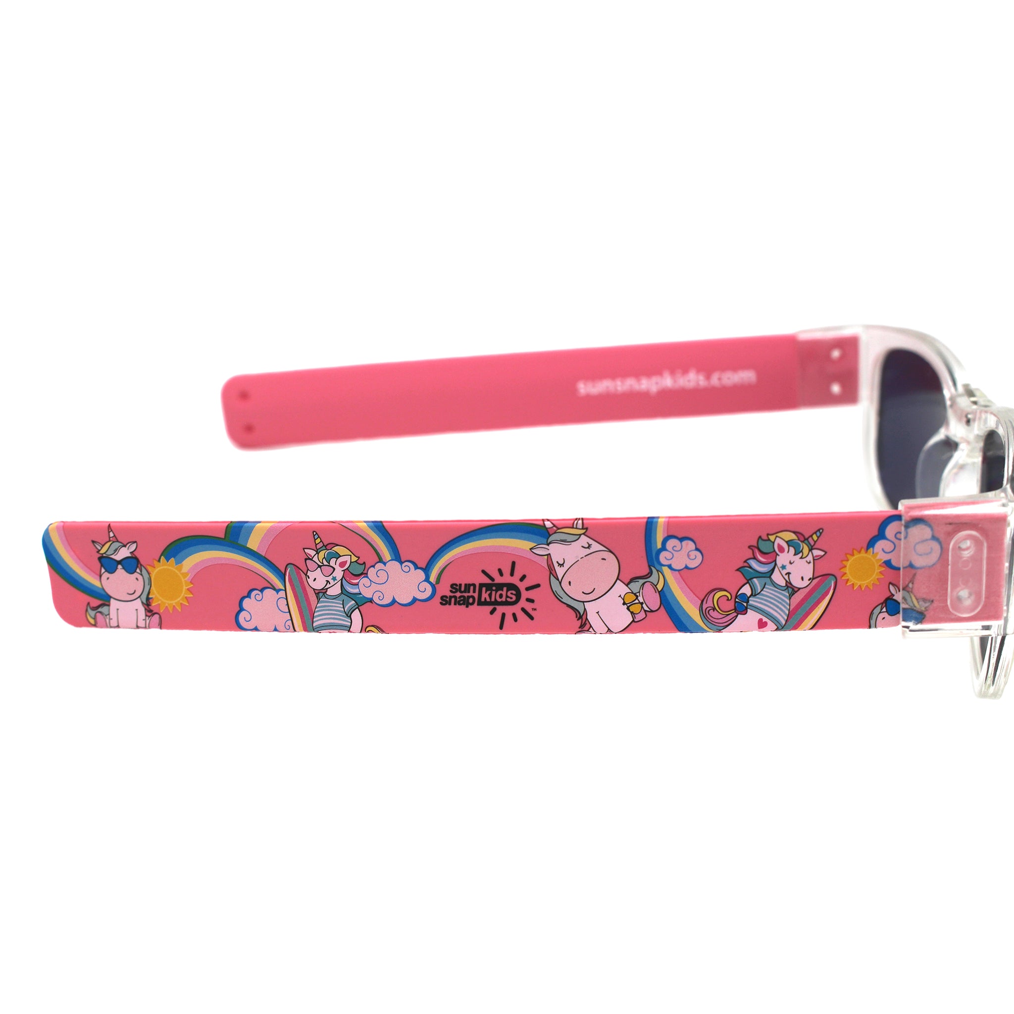 Pink Unicorn Snappable Sunglasses: Polarized